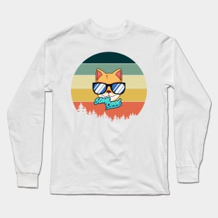 Stay Cool Cat Long Sleeve T-Shirt